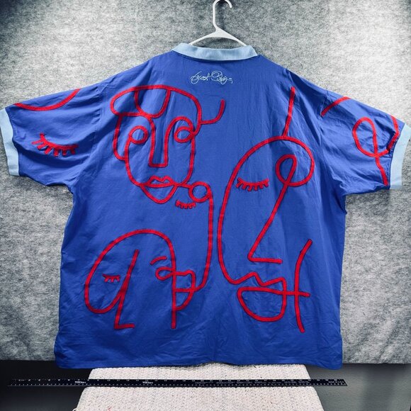 Frost Original Face Mens Polo Shirt 6XB Abstract Faces Graphic Quality Polo - Picture 10 of 12